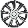 MICHELIN 4 Copricerchi Bicolore NVS 49 Nero Grigio per Ruota 15 Pollici