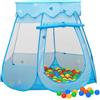 vidaXL Tenda da Gioco per Bambini Blu con 250 Palline 102x102x82 cm