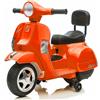 Mediawave Store Mini Vespa Ufficiale Piaggio PX 150 LT913 Moto Elettrica Bambini 6V Suoni e Luci