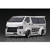 Modello di accensione Accensione modello IG2804 1/18 T・S・D WORKS HIACE Pearl White JDM