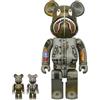 Medicom Toy Bearbrick Bape x Alpha Camo Shark 2023 100% e 400%
