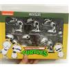 NECA TEENAGE MUTANT NINJA TURTLES - MOUSERS - ACTION FIGURES PACK NECA STATUE CARTOON