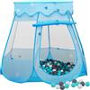 vidaXL Tenda da Gioco per Bambini Blu con 250 Palline 102x102x82 cm