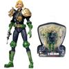 HIYA EXQUISITE MINI JUDGE DREDD JUDGE ANDERSON FIGURE CULT MOVIE STATUE 10CM