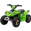HOMCOM Quad Elettrico per Bambini 6V Velocità 2.8-4.6km/h Età 18-36 Mesi