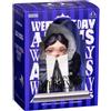 POPMART Peluche POP MART SKULLPANDA Wednesday (versione uniforme Nevermore Academy)