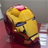 AutoKing ✅Maschera IRON MAN 1:1 Oro/Argento cosplay Controllo vocale, Apertura automatica