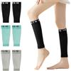 GGUFAY 3 Paia Di Calze A Compressione Per Polpacci, Calze Di Supporto Per Uomini E Donne, Calze Di Supporto A Compressione Per Sport, Escursioni, Viaggi, Ciclismo, Corsa (2)