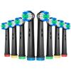 AnjoCare Testine di ricambio per Oral B, 8 Pack di testine di ricambio per spazzolino elettrico per Oral B Braun, testine ricaricabili compatibili con Pro1000/3000/5000/7000, Vitality e altri