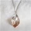 COMOTO Collana con ciondolo di perle Akoya giapponesi ad alta lucentezza da 7,2 mm i...
