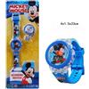 OROLOGIO BAMBINI QUARTZ DIGITALE MICKEY MOUSE TOPOLINO BABY GLOWING WATCH