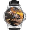 TWK Furetto in Natura Cinturino in Pelle Quadrante Grande Regalo Orologio da Polso