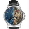 TWK Dragon Girl Cinturino in Pelle Quadrante Grande Orologio da Polso Regalo TWK