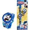 OROLOGIO BAMBINI QUARTZ DIGITALE MICKEY MOUSE TOPOLINO BABY GLOWING WATCH