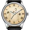 TWD Red-Crowned Gru Serenity Quadrante Romano Alla Moda 38mm Viso Orologio da Polso