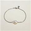 COMOTO Bracciale con perle dei mari del sud champagne ad alta lucentezza 9,4 mm arge...