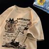 T-shirt da donna gatti cats fantasia divertente woman maglietta casual animation
