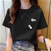 t-shirt donna panda moda casual woman cartoon simpatico maglietta top girls