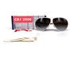 Cebe Vintage CEBE 2000 sunglasses - France 90's - Large - ORIGINAL - White / Mirrored