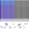 Znnhnn 24 Refill per Penna Gel Cancellabile,compatibili con Legami | (12 Blu, 12 Nero),