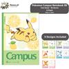 Showa Note Pokemon Campus School Notebook B5 Confezione da 5 Pikachu Made in ...