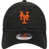 New Era MLB 9TWENTY - Cappellino lavato Script New York Mets, colore: Nero