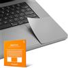 UPPERCASE GhostShield Premium Palm Rest Protector Skin Cover Set, Protezione da graffi e usura, compatibile con MacBook Pro 16 2023 2021 con M2/M1 Pro/Max, A2485 A2780, grigio siderale