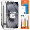 AGCUT Schermo LCD per iPhone 16 LCD Display per iPhone 16 A3287 A3081 A3286 A3288 6,1 Schermo di Ricambio Digitalizer 3D Touch Screen Assembly con Kit Riparazione, Nero Incell