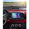 Hikity 8 Core 4+64GB Android Wireless Carplay Autoradio per Fiat 500L 2012-2016 Android Auto, Schermo Tattile 7 Pollici Bluetooth Stereo Auto Vista Posteriore in Diretta, GPS WiFi EQ FM RDS Radio