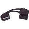 S/CONN maximum connectivity S-Conn - Cavo e doppia presa scart, 0,2 m VE=1 [PC]