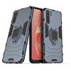 MaiJin Compatibile con OPPO A91 Cover, Custodia Armor Anello Cavalletto (Funziona con il Supporto Magnetico per Auto) Case Paraurti per OPPO A91 (Blu Navy)