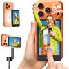 SYNCO XView Vlog Selfie Monitor Schermo con Touchscreen per iPhone 7-17 & Samsung, Wireless Magnetico Telecamera Posteriore, 164FT, Batteria 3H, Altoparlante per YouTube TikTok Live (Nero)
