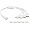 YAODHAOD Cavo Splitter e di prolunga 12 V 4-polig RGB 5 V 3-polig ARGB (1-a-4, RGB)
