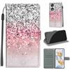 KENHONER Cover Compatibile con Honor 90 5G, Premium Pelle PU Portafoglio Flip Libro Custodia per Honor 90 [Protezione Completa] - rosa