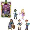 Mattel Universal Pictures - Confezione multipla di 5 bambole Wicked Students of Shiz con aspetto caratteristico e 9 accessori per narrazione, ispirate al film