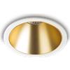 Ideal Lux GAME LED COB BRIDGELUX TRIM ROUND 20W 3000K 24° 2250 lm BIANCO E ORO