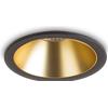 Ideal Lux GAME LED COB BRIDGELUX TRIM ROUND 20W 3000K 24° 2250 lm NERO E ORO