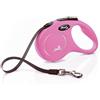 FLEXI GUINZAGLIO FLEXI NEW CLASSIC S ROSA. 5MT