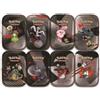 Pokémon Mini Tin da Collezione Luce Nera e Fuoco Bianco Set 8 Artwork