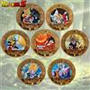 LOTTO 7 MONETE DRAGON BALL Z METALLO DA COLLEZIONE ANIME MANGA COLLECTION