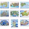 Pokemon Center World Region Maps 9x Poster Set WCS 2023 Yokohama Kanto Johto