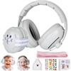 Cuffie Antirumore Bambino, 2 in 1 per Neonati Da 0 a 36 Mesi E Bambini Da 3 a 8