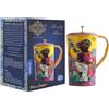 IAV Puro Rame Fatto a Mano Brocca Acqua Caraffa 1.5 L Rajasthani Theme