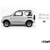 Adesivi per Suzuki Jimny Scritte Portiere Laterali Fiancate Destro Sinistro 4x4