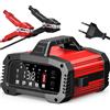 Husgw 12V25A 24V15A Caricabatteria da Auto, Caricabatterie per Auto LiFePO4, Caricabat