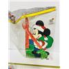 WALT DISNEY MATTEL 1983 VETROFANIA NATALIZIA, NUOVISSIMA Topolino
