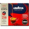 Lavazza 216 Capsule Caffè Lavazza A Modo Mio Crema e Gusto Maxi Formato 54 x 4 Originali