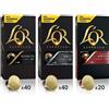 L'OR 200 Capsule L'OR Miscela Onyx Ristretto Barista compatibili Nespresso LOR