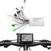 Joyance Controller brushless per motore elettrico con display LCD per bici elettriche, mountain bike e scooter, controllo motore a batteria al litio con indicatore di carica e velocità 866, 36 V/48 V