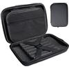 WIYETY Borsa per freccette per 12 freccette, custodia rigida Eva per freccette, organizzatore per freccette, accessori professionali per freccette, portatili, per freccette e accessori (nero), Nero ,